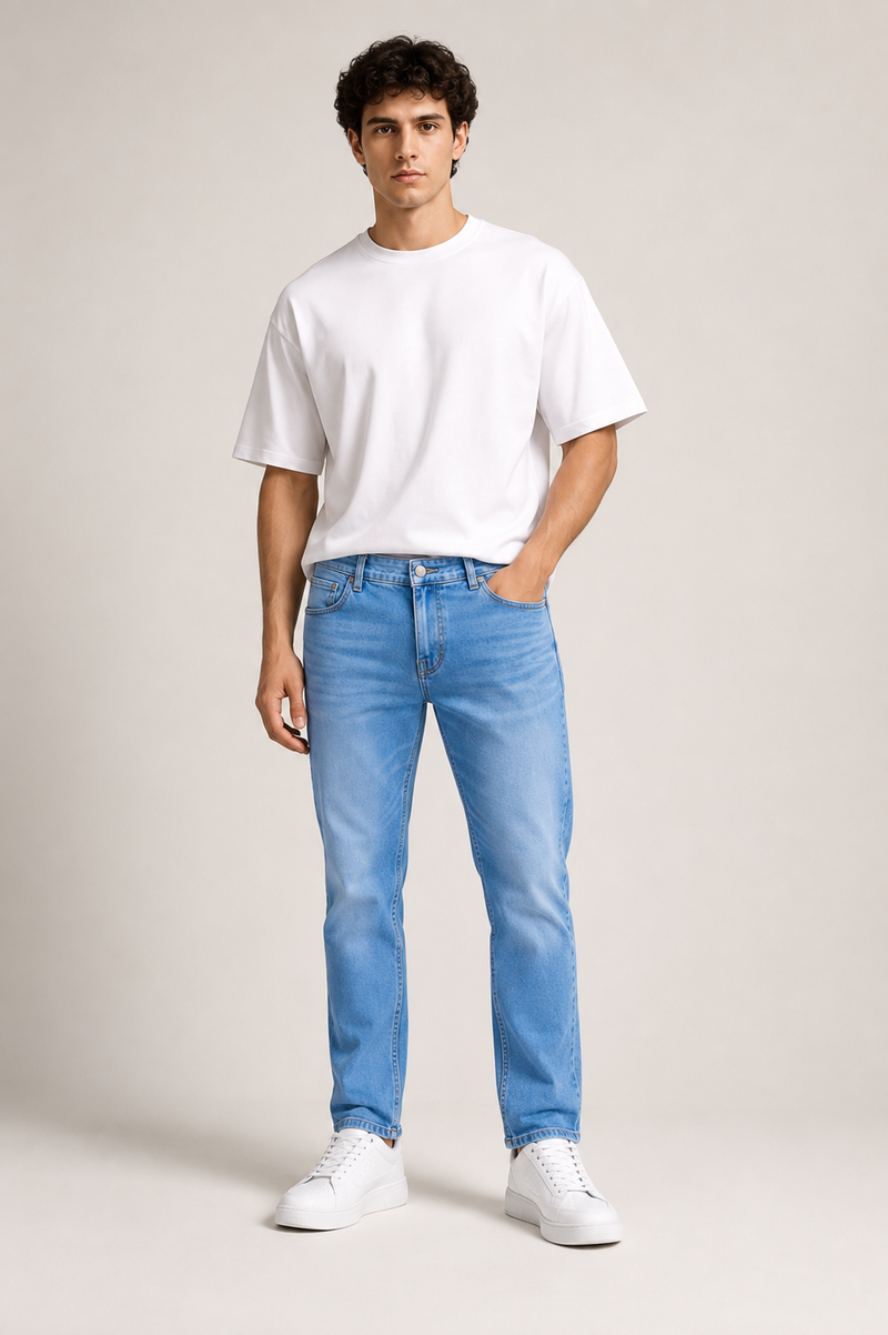 Community denim look